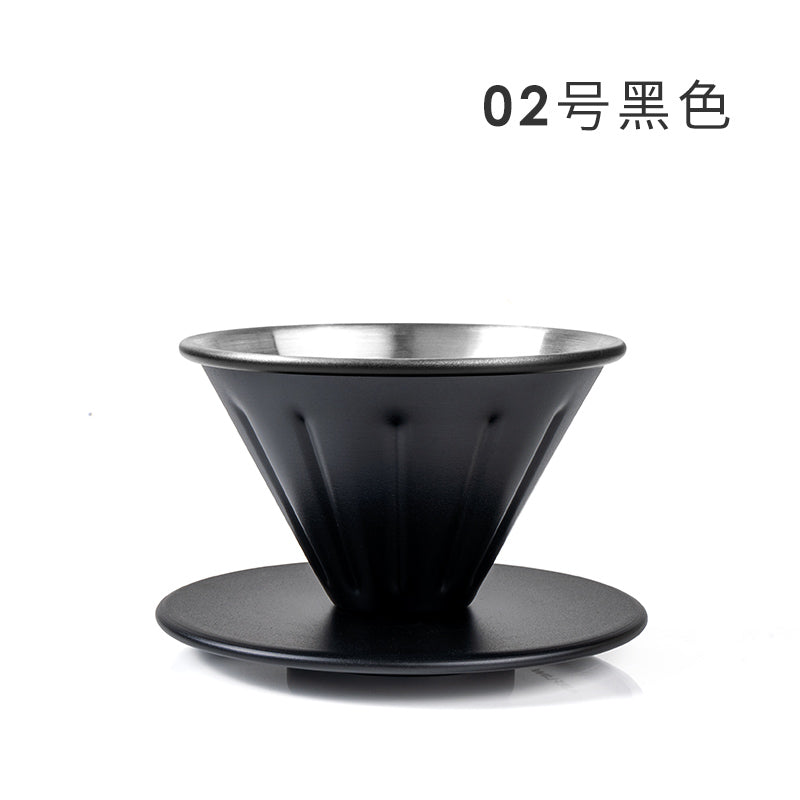 AIR FLOW- STAINLESS STEEL DRIPPER - BLACK 02