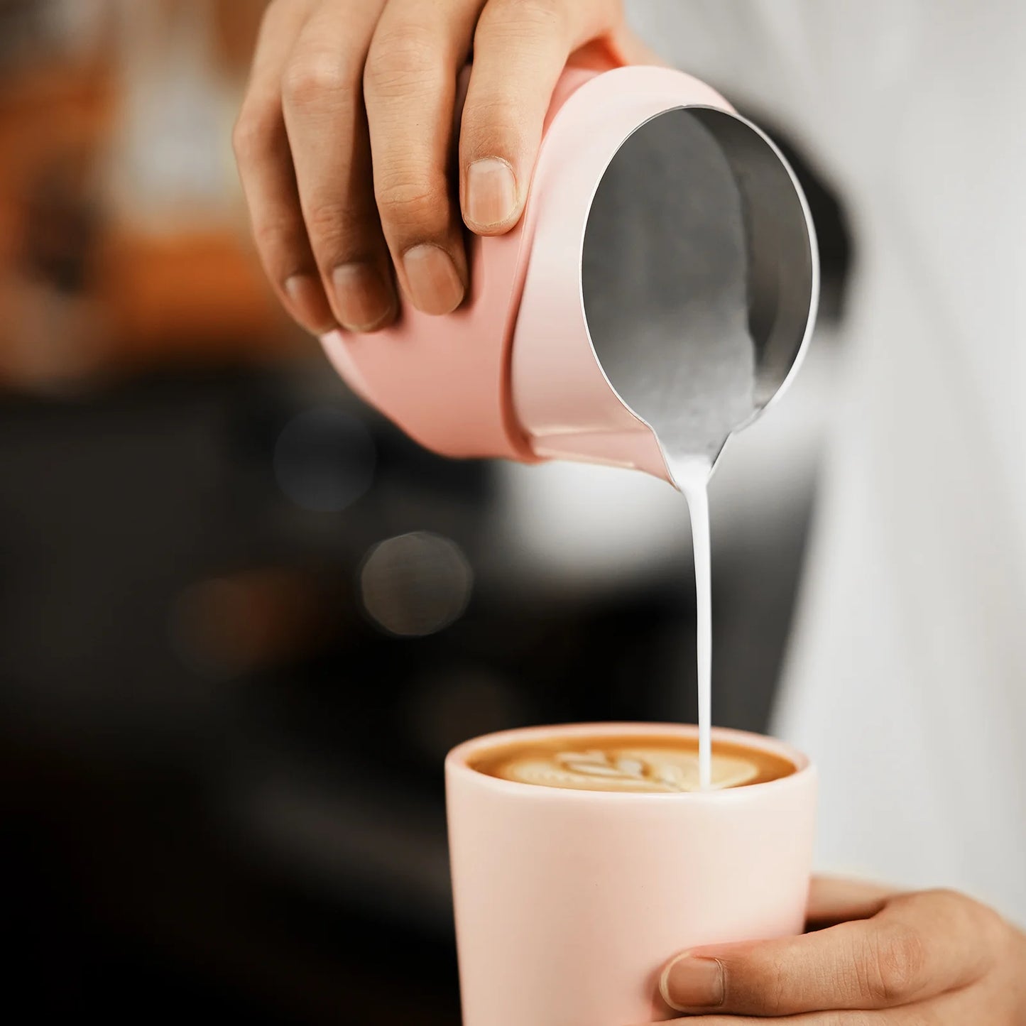 MHW- GT MILK PITCHER - HANDLESS PINK 400ML