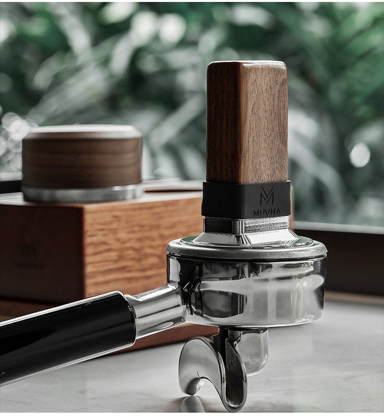 MUVNA-SOLID WOOD TAMPER FLAT-58.35MM