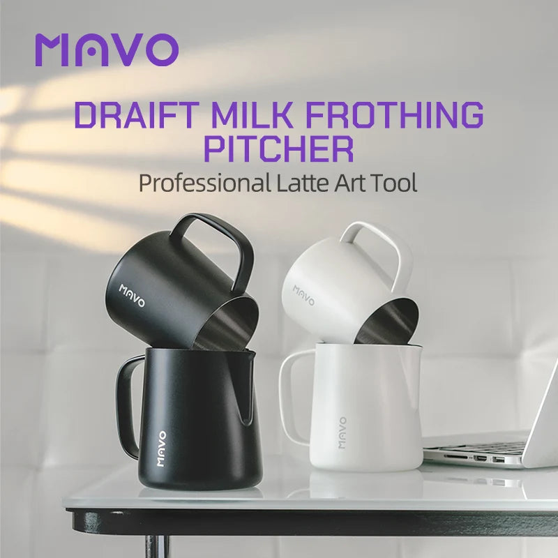 MAVO LMTD - DRAIFT MILK PITCHER 600ML - WHITE