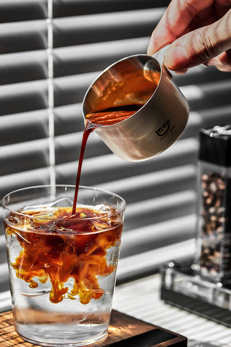 MUVNA-Measuring Cup Espresso  cup-stainless  steel-silver-100ml