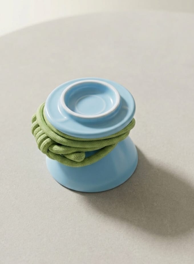 COFFEE BLENDS ZONE TASTING CUP BLUE GREEN