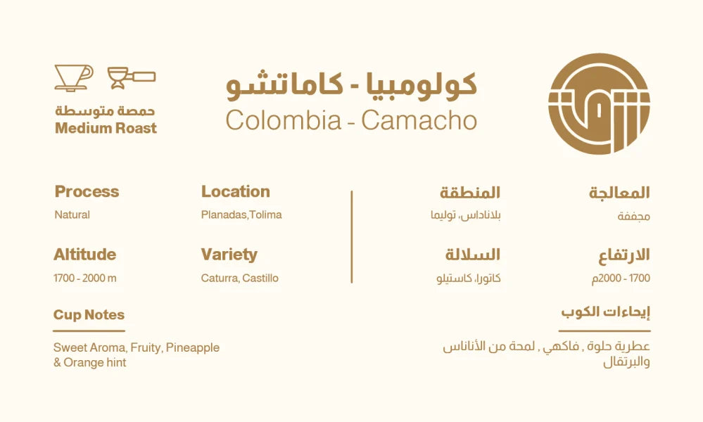 SHRQ - COLOMBIA CAMACHO 250g