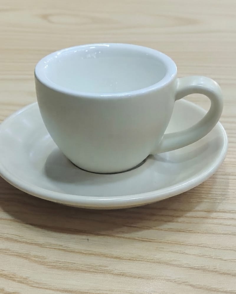 CUP 75ML OFF WHITE