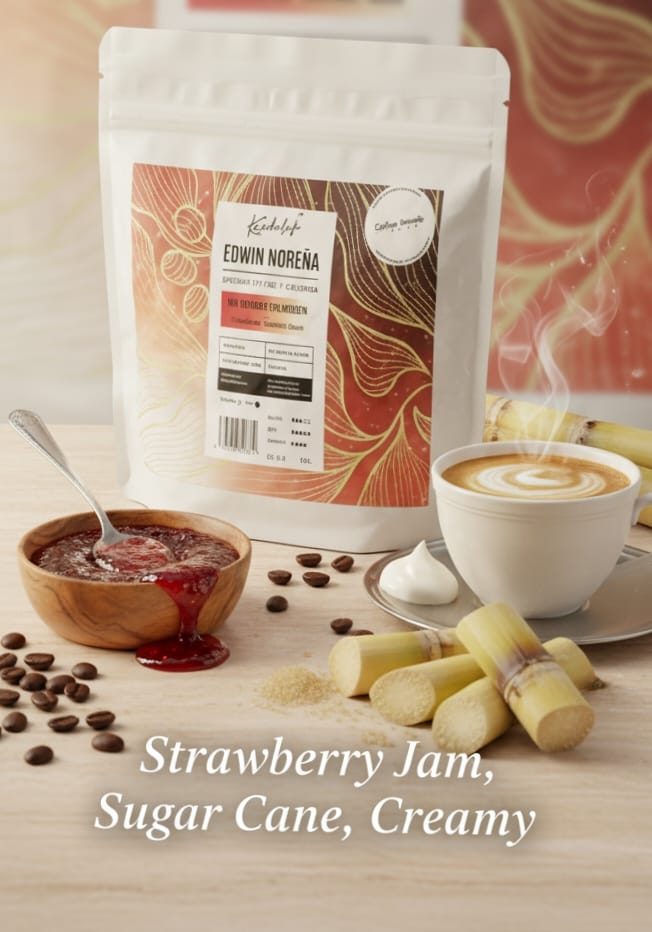 KAVOHOLIC- COLOMBIA RED BOURBON STRAWBWEEY  200g