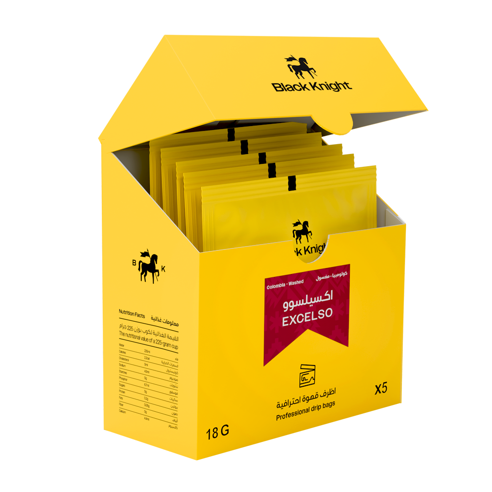 BLACK KNIGHT COLOMBIA EXCELSO FILTER BAG 5PC