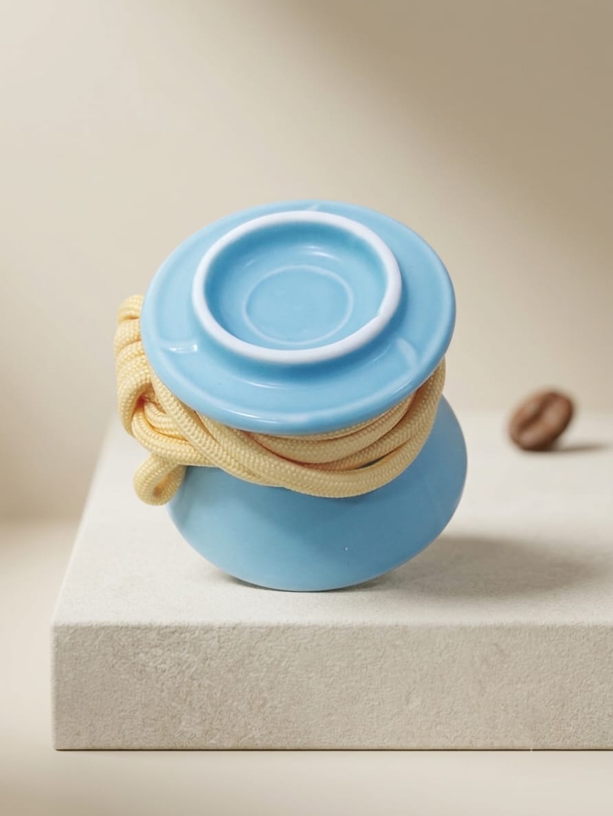 COFFEE BLENDS ZONE TASTING CUP BLUE ORANGE