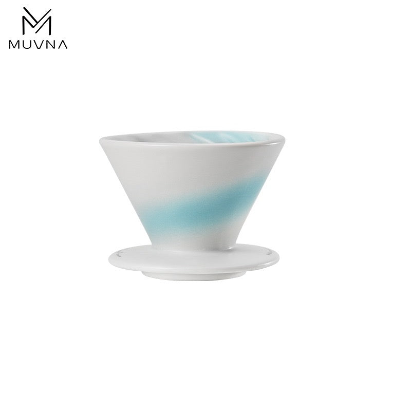MUVNA-Xingwo ceramic filter cup- blue