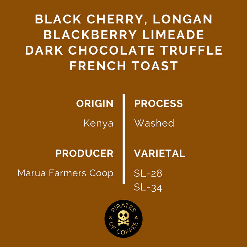 PIRATES OF COFFEE - BLACK MAMBA - KENYA 250G