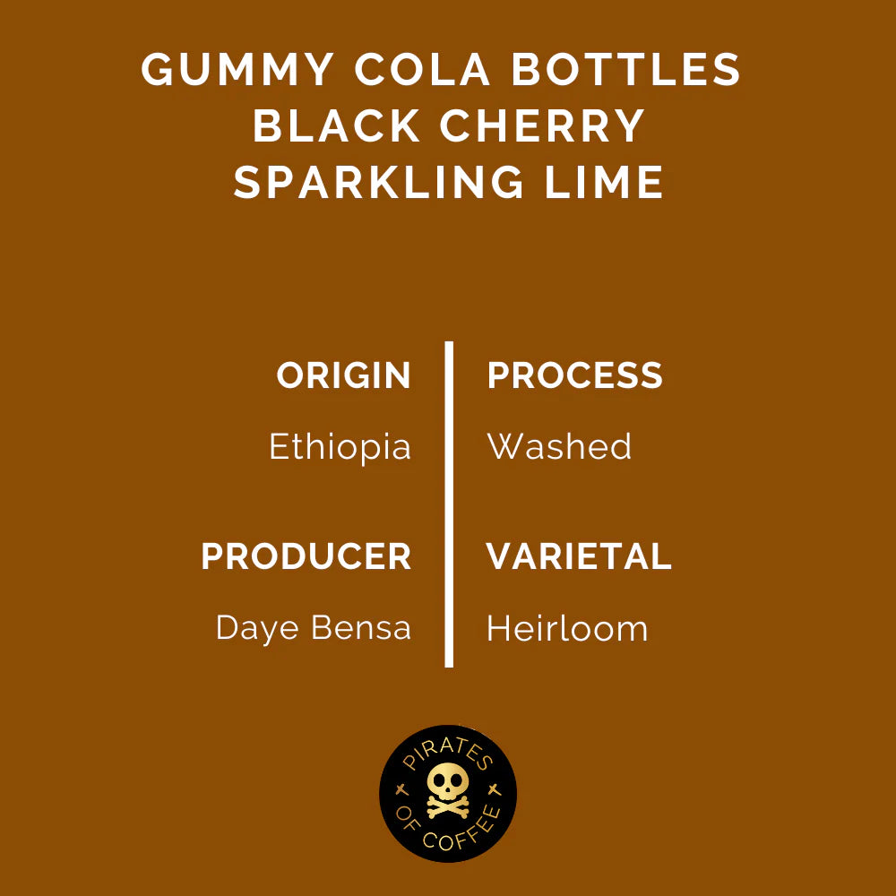 PIRATES OF COFFEE -CHERRY COLA: ETHIOPIA YIRGACHEFFE WASHED 250G
