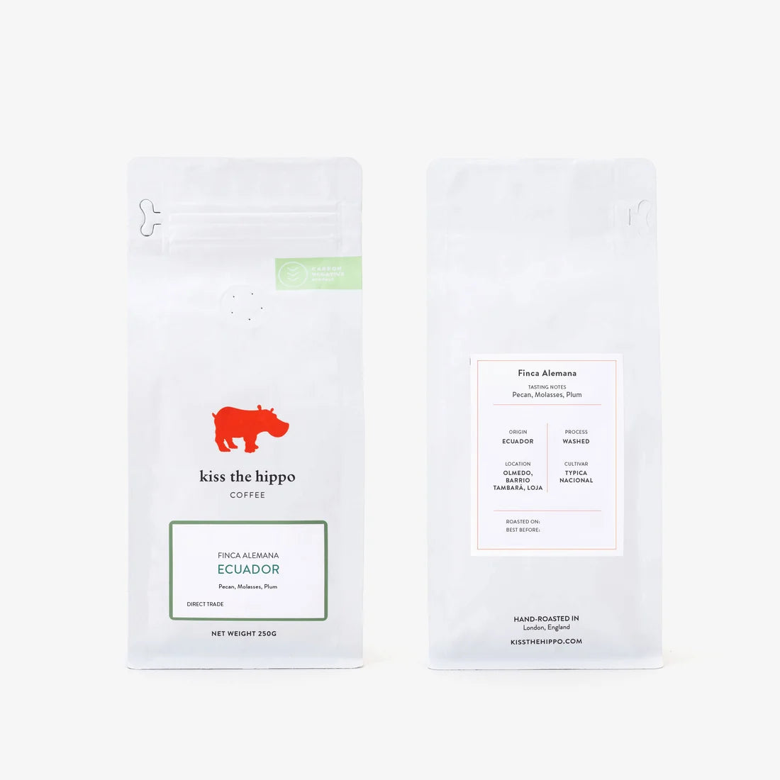 KISS THE HIPPO - ECUADOR FINCAALEMANA 250G