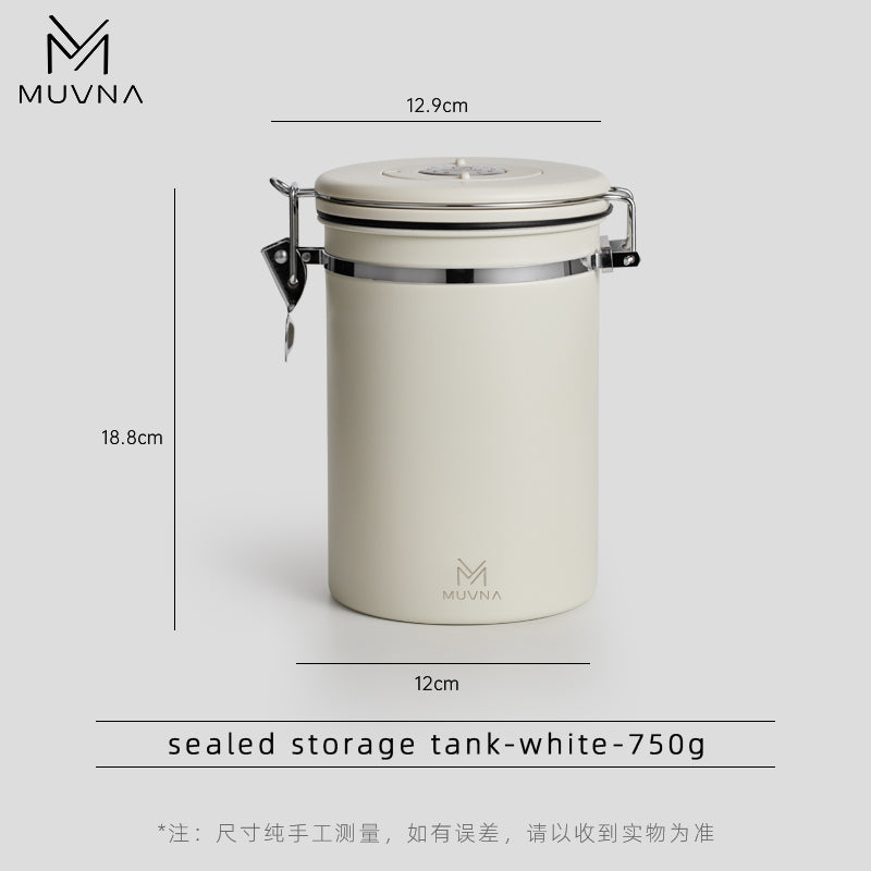 MUVNA-SEALED STORAGE TANK WHITE 750ml