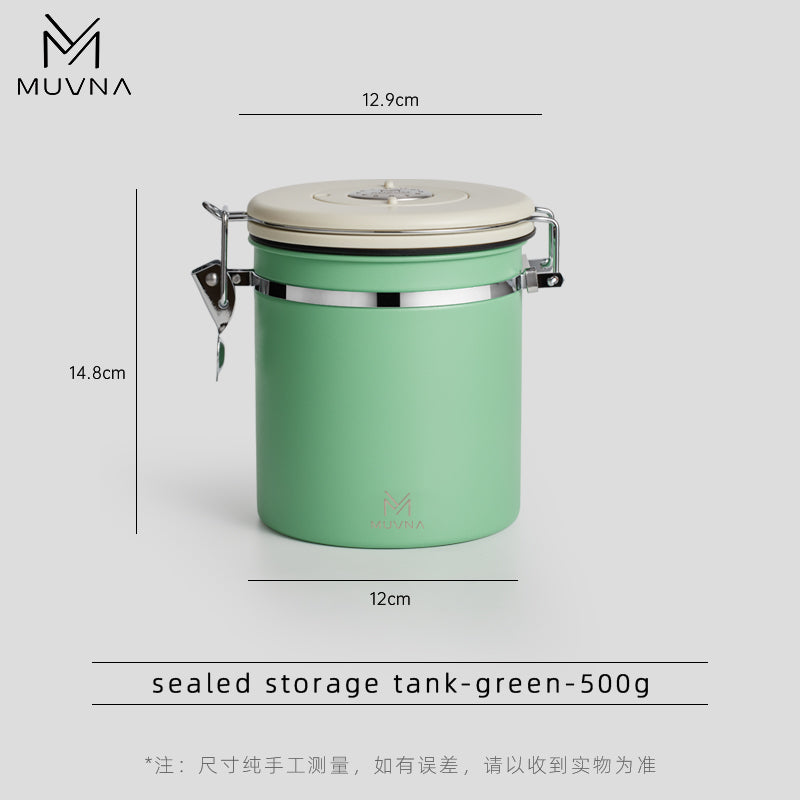 MUVNA-SEALED STORAGE TANK GREEN -500ML