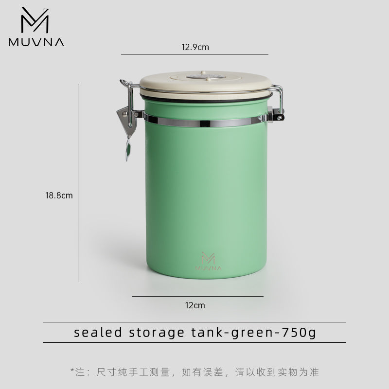 MUVNA-SEALED STORAGE TANK GREEN 750ml