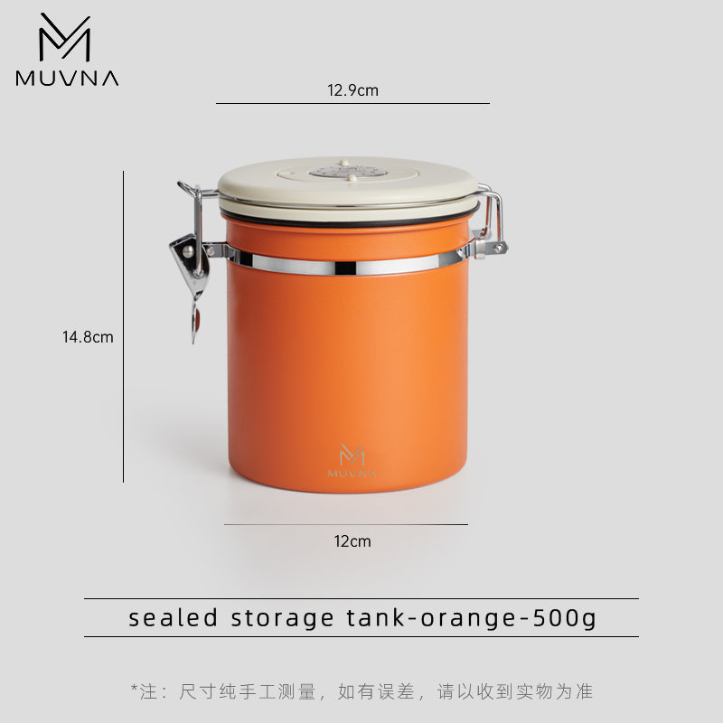 MUVNA-SEALED STORAGE TANK ORANGE -500ML