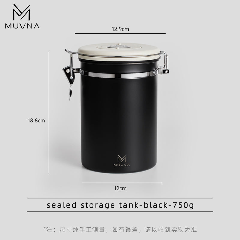 MUVNA-SEALED STORAGE TANK BLACK 750ml