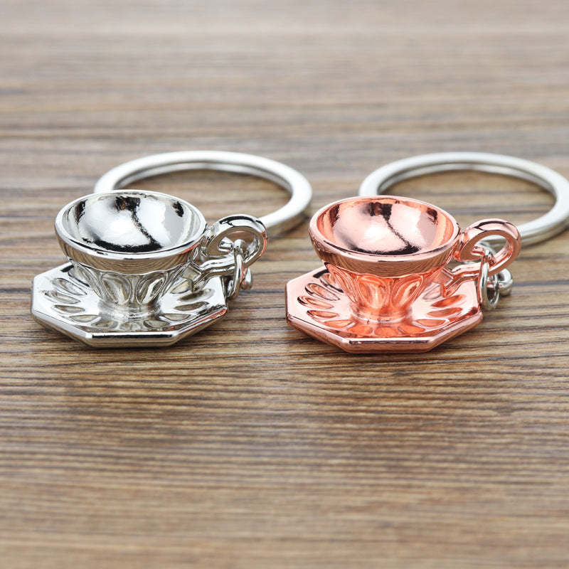 CUP KEYCHAIN-ROSEGOLD
