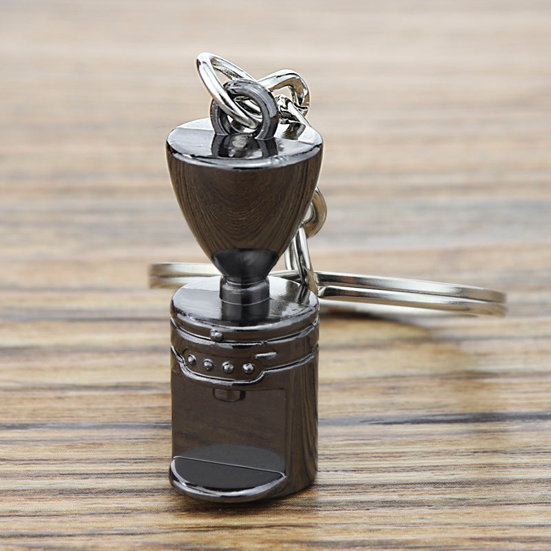 COFFEE MACHINE KEYCHAIN-BLACK