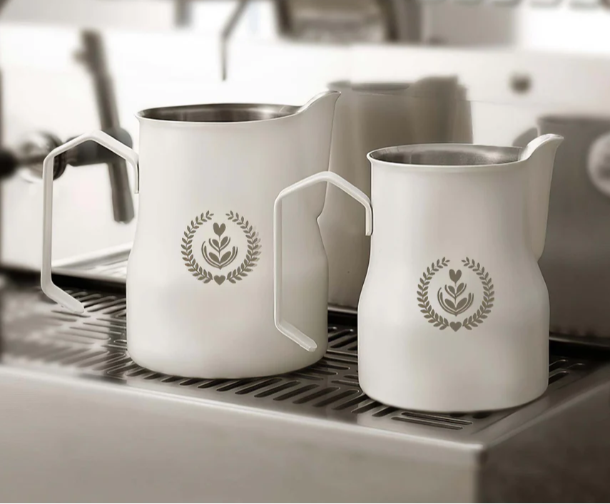 MUVNA-MILK FROTHING PITCHER WHITE -350ML