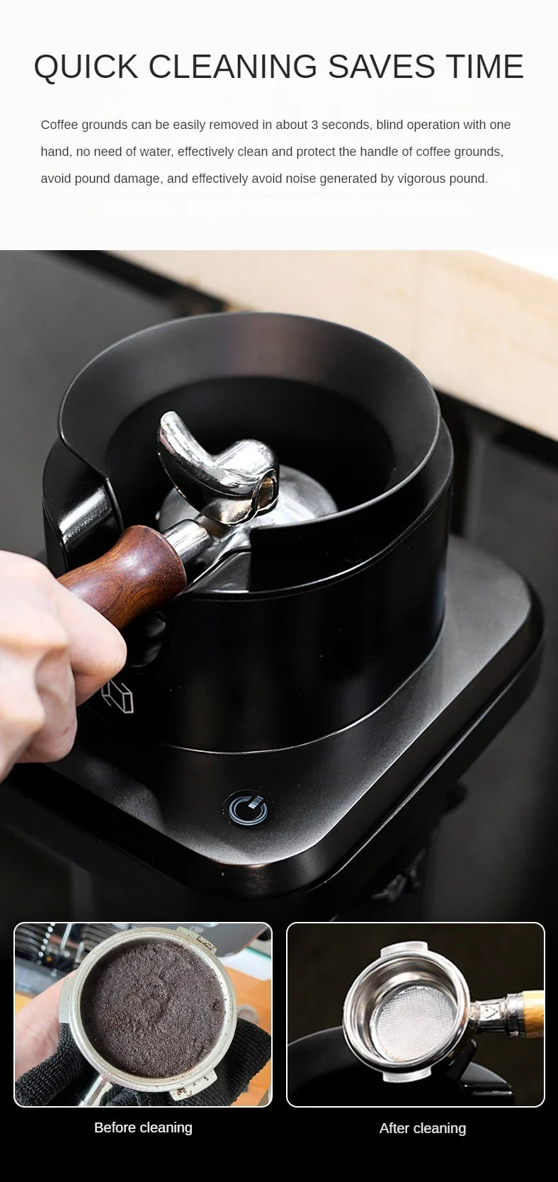 NEUTRAL- ELECTRIC PORTAFILTER CLEANER