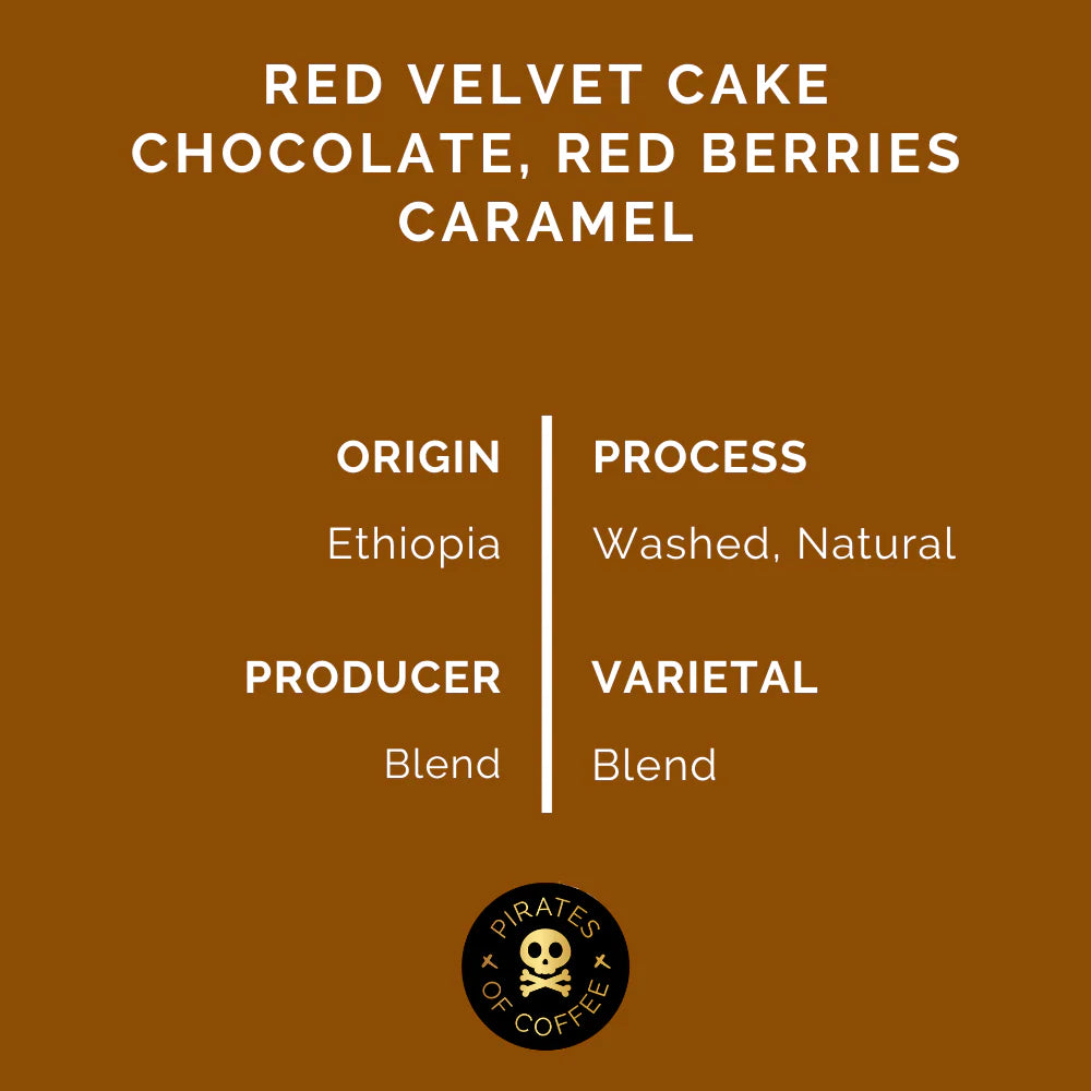 PIRATES OF COFFEE - RED VELVET: ETHIOPIA BLEND 250G
