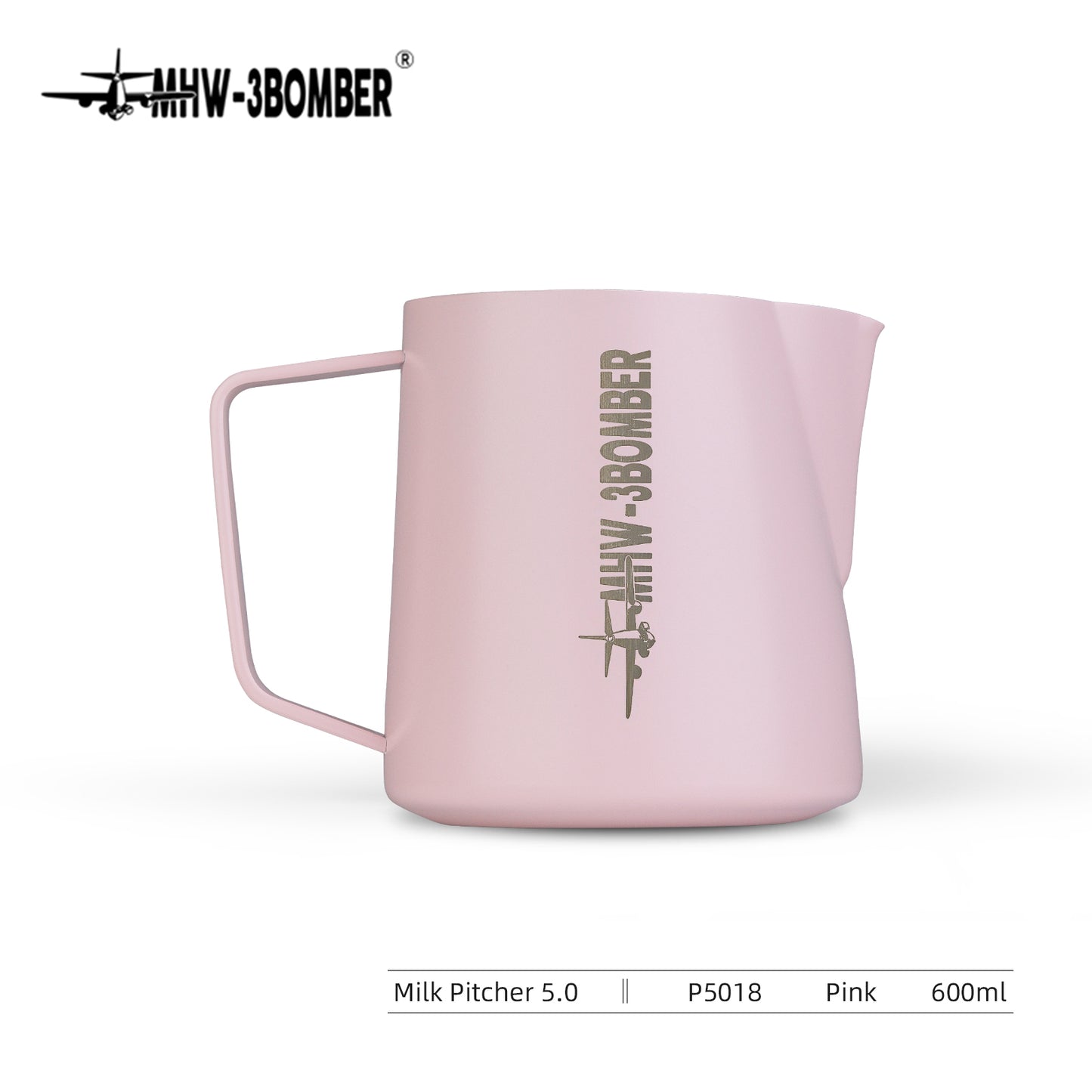 MHW-Milk pitcher 5.0 600ml-Sakura Pink