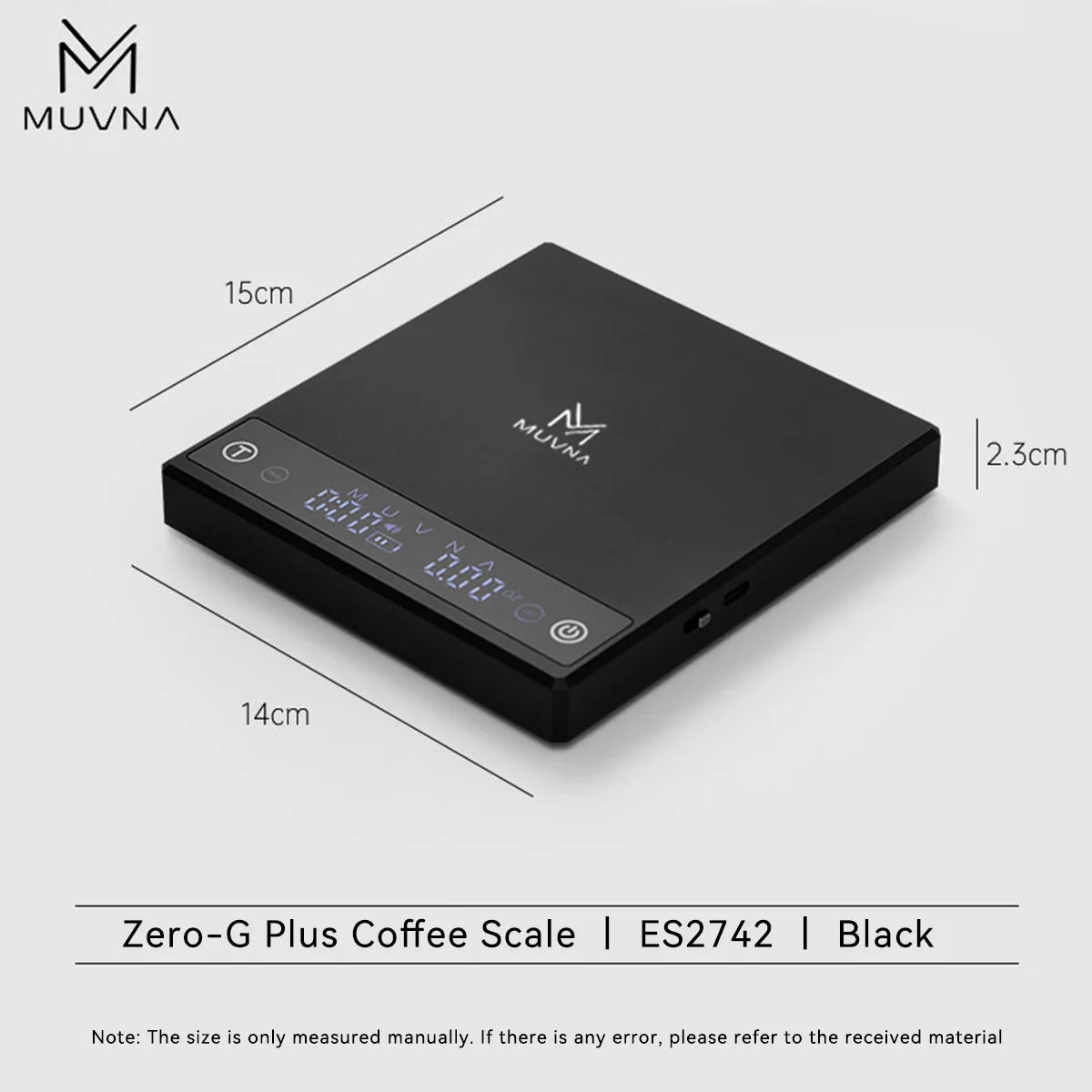 MUVNA - ZERO G PLUS SCALE - BLACK
