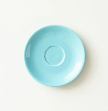 ORIGAMI 3OZ SAUCER TORQUOISE