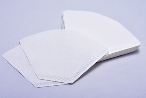 01 FLAT BOTTOM FILTERS -WHITE 40PS