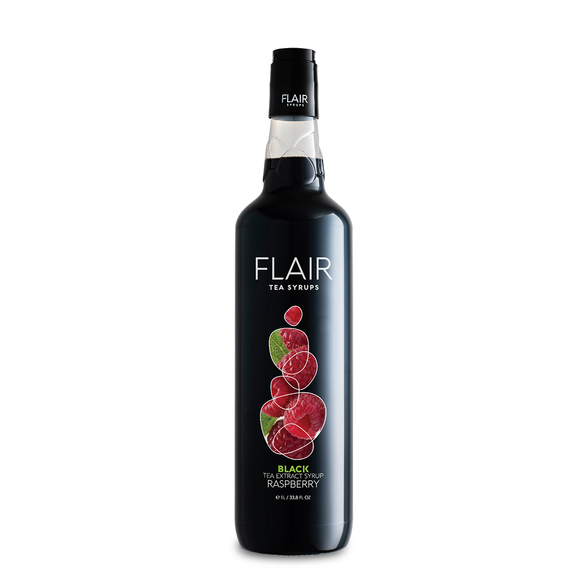 FLAIR- BLACK TEA SYRUP RASPBERRY CLASSIC 1LT