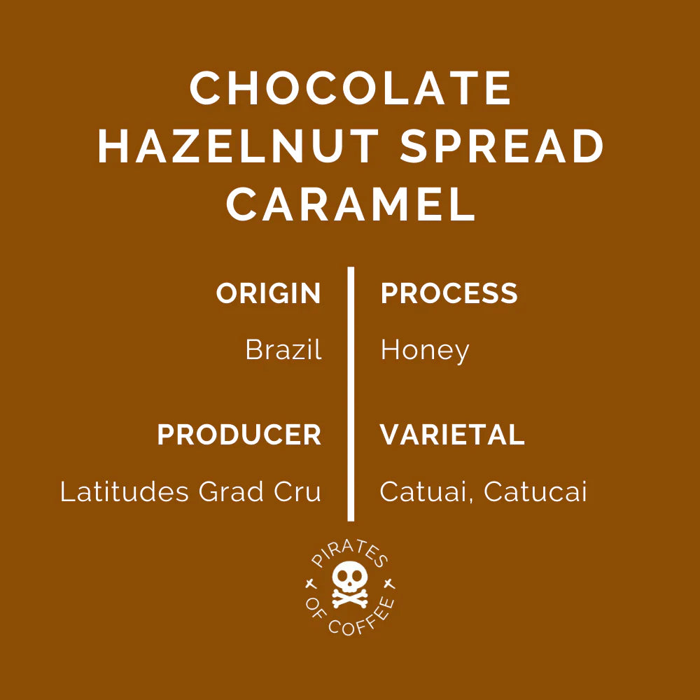 PIRATES OF COFFEE - BRAZIL NUTTY ESPRESSO 250G