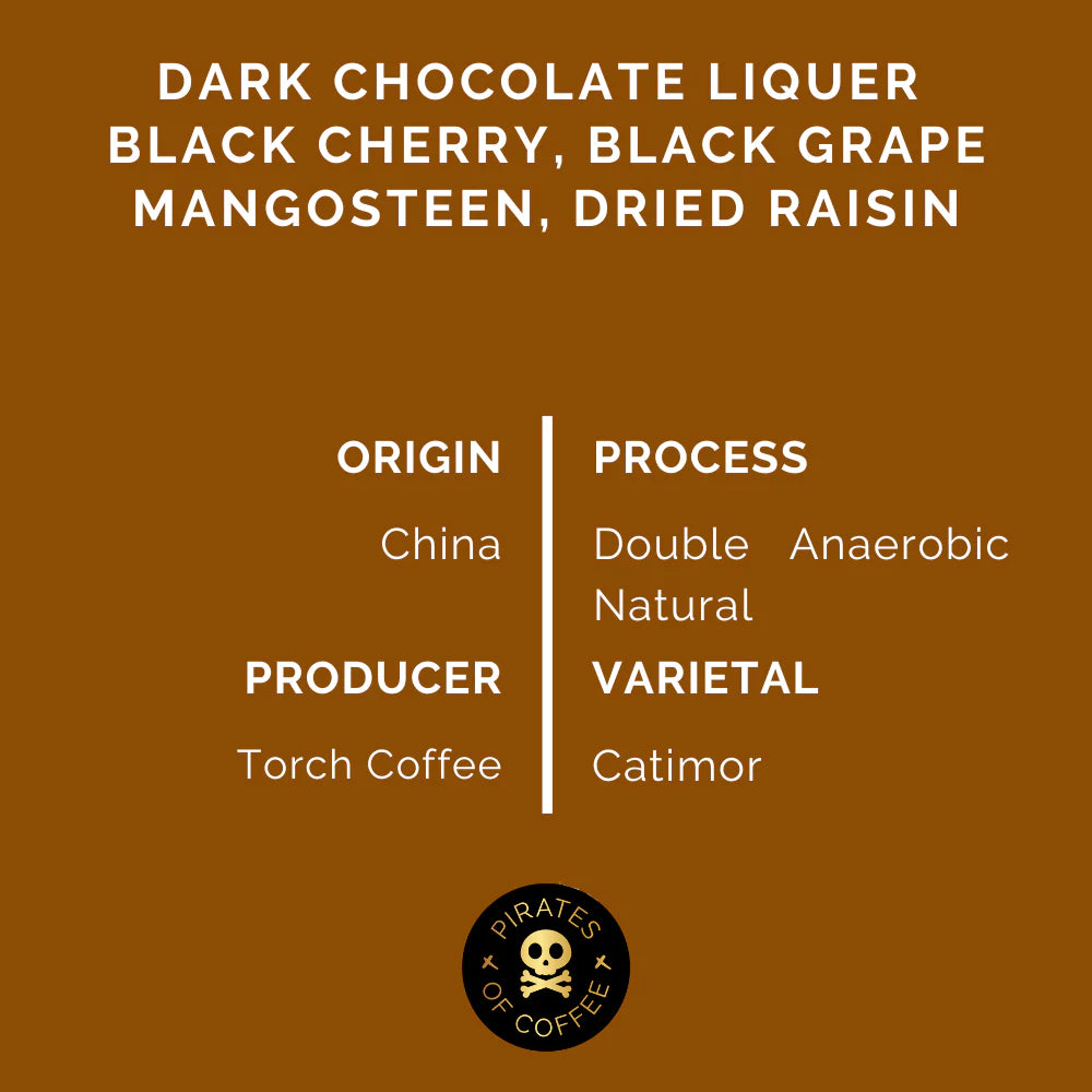 PIRATES OF COFFEE - TREASURE OF CHINA: YUNNAN DOUBLE ANAEROBIC NATURAL 250G