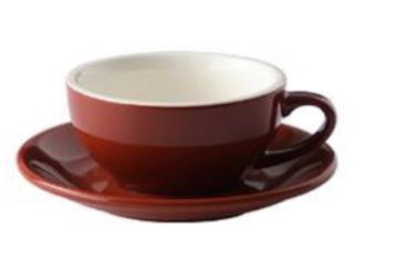 LATTE ART BROWN CUP - 300ML