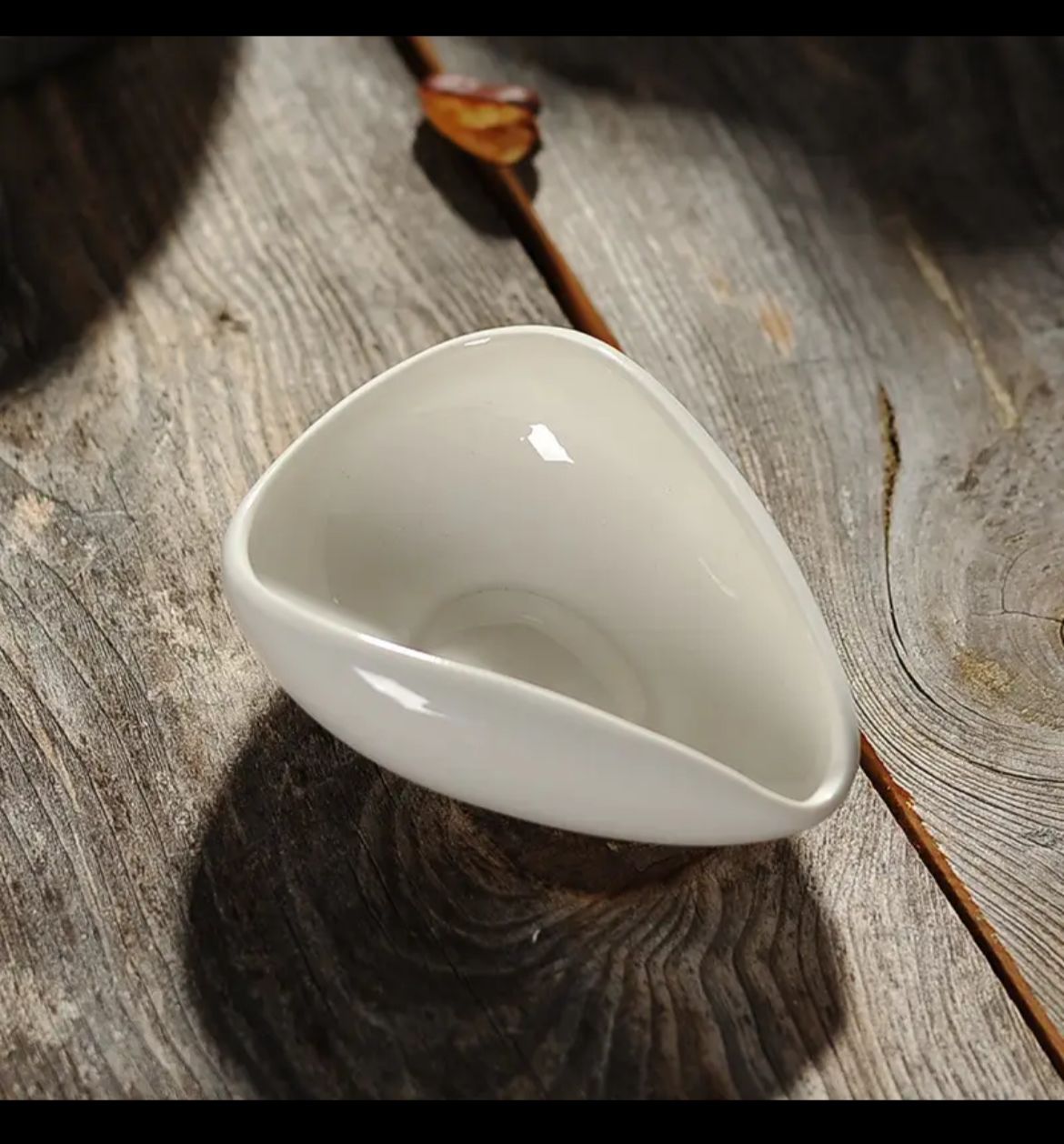 COFFEE BEAN HOLDER CERAMIC - WHITE