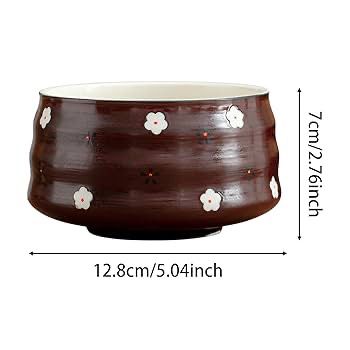 MATCHA BOWL - RED BROWN