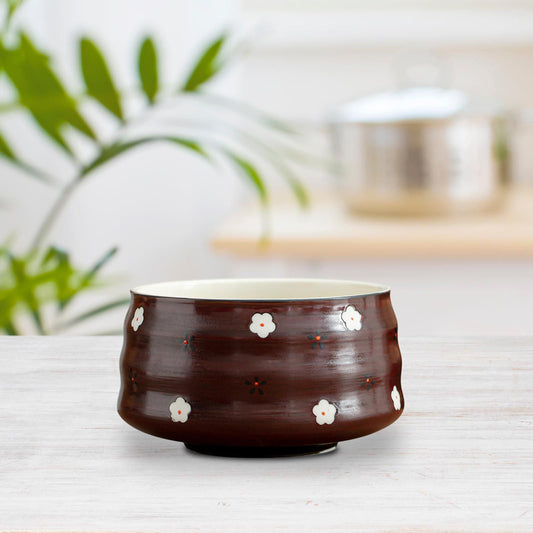 MATCHA BOWL - RED BROWN