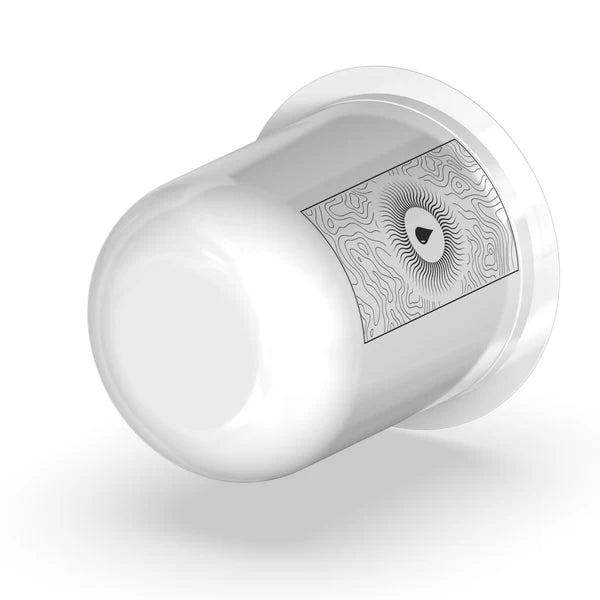 PESADO - DOSING CUP 58MM RIPPLE EDITION WHITE