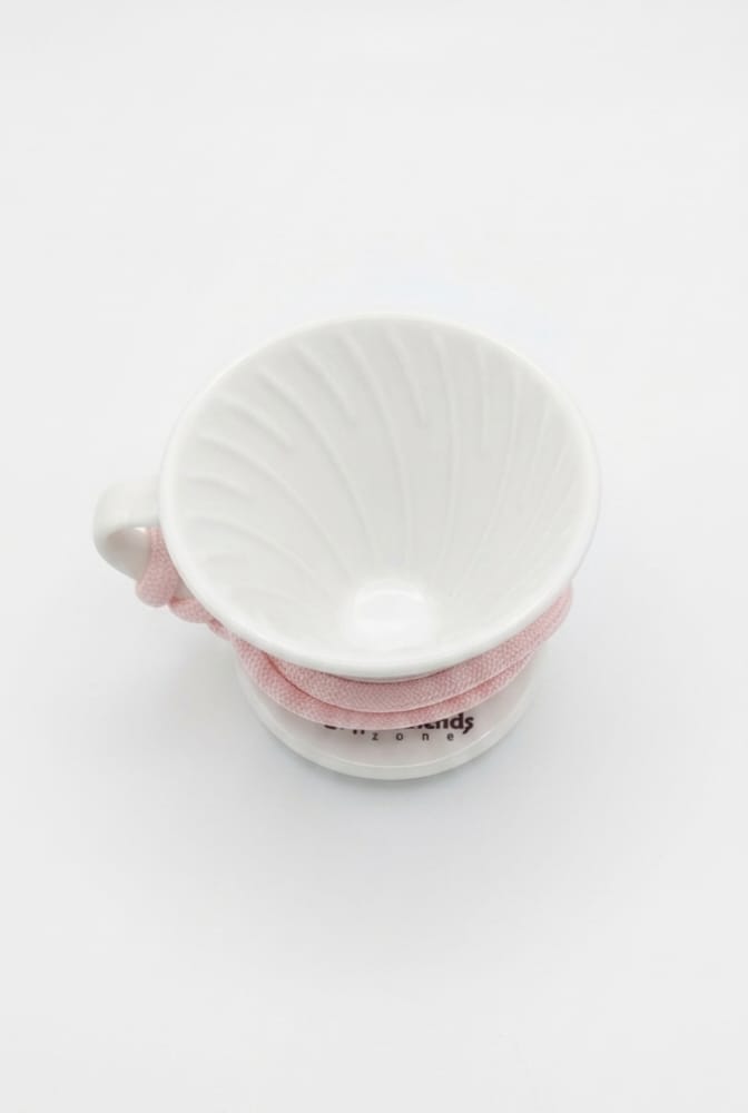COFFEE BLENDS ZONE TASTING CUP WHITE PINK