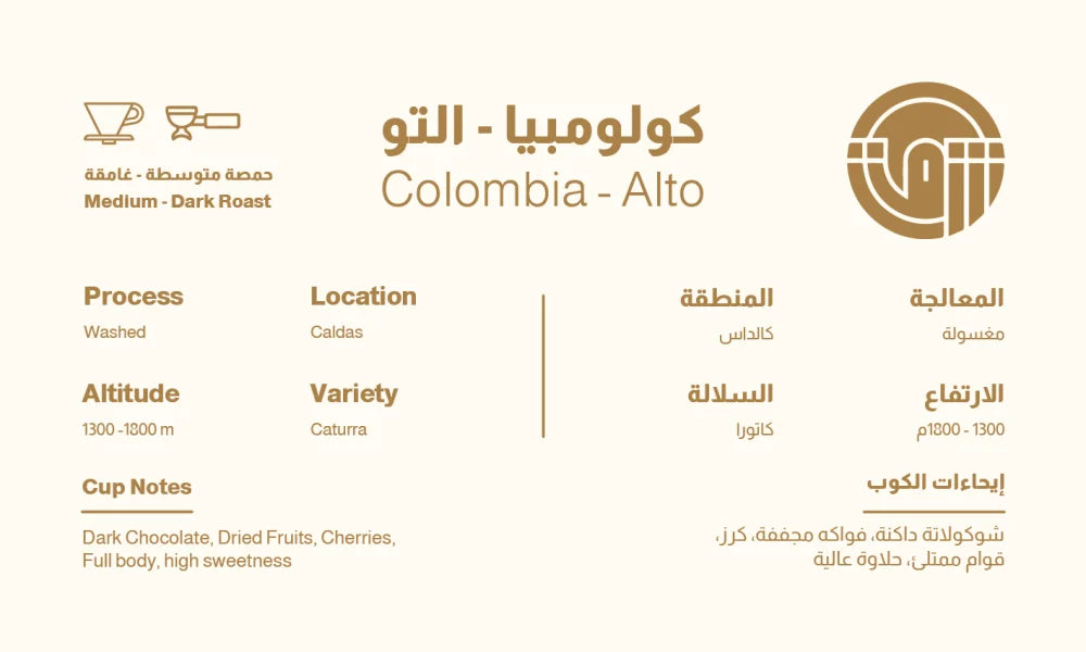 SHRQ - COLOMBIA ALTO 1 KG