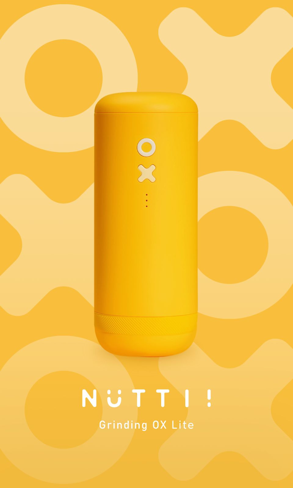 NUTTI- OX Portable Electronic Grinder Pro (Plastic) - Yellow