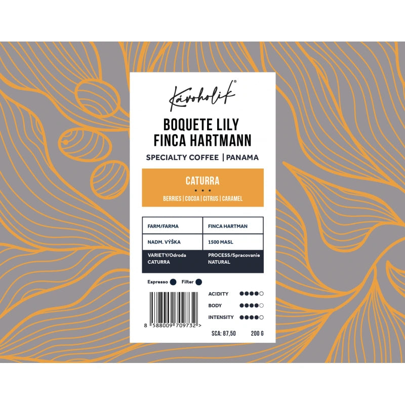 KAVOHOLIC- PANAMA BOQUETE LILY FINCA HARTMANN 200G