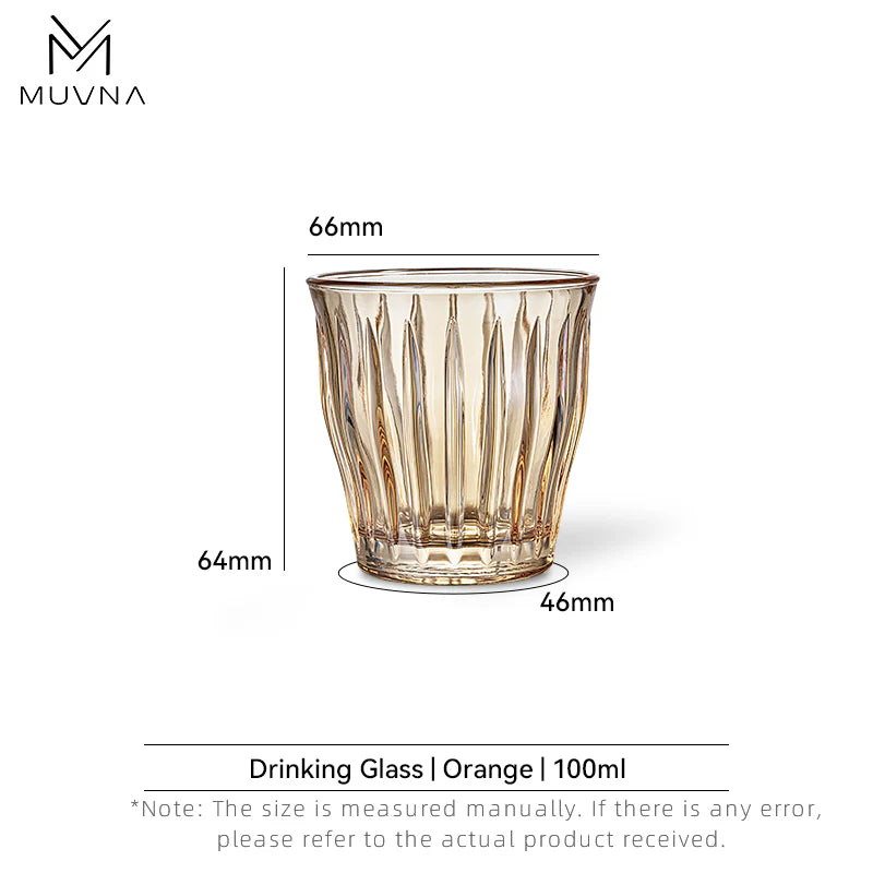 MUVNA-TIVAT GLASS CUP 100 ML-BROWN