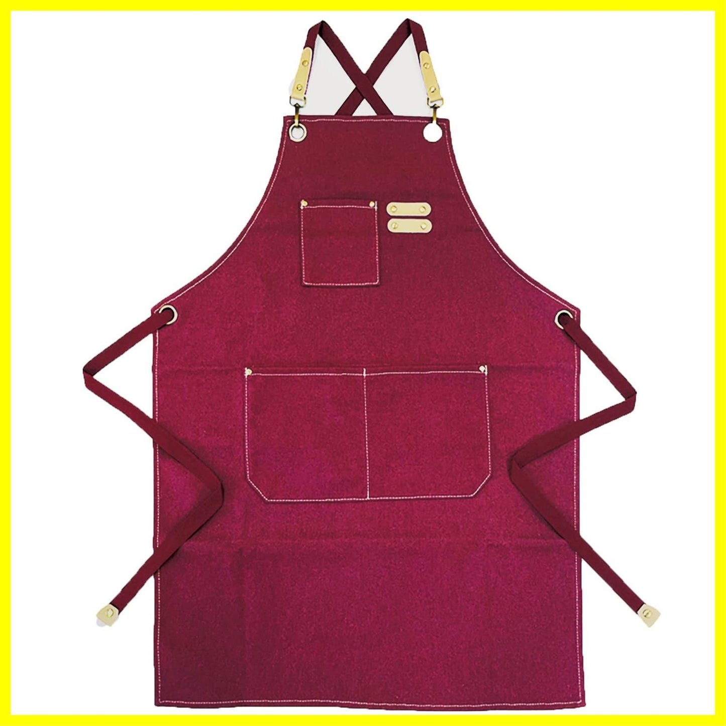 BARISTA APRON - MAROON