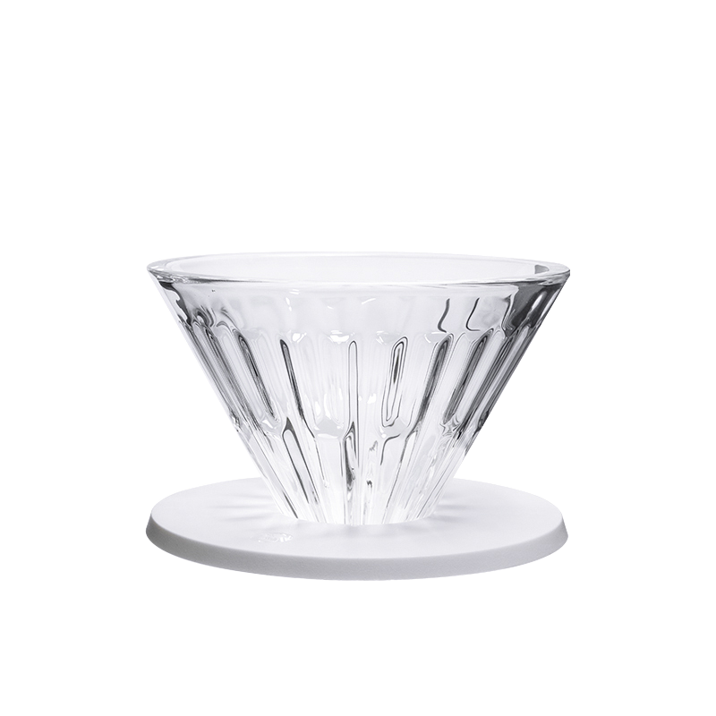 TIMEMORE- Crystal Eye Glass Dripper 02 PC Holder White