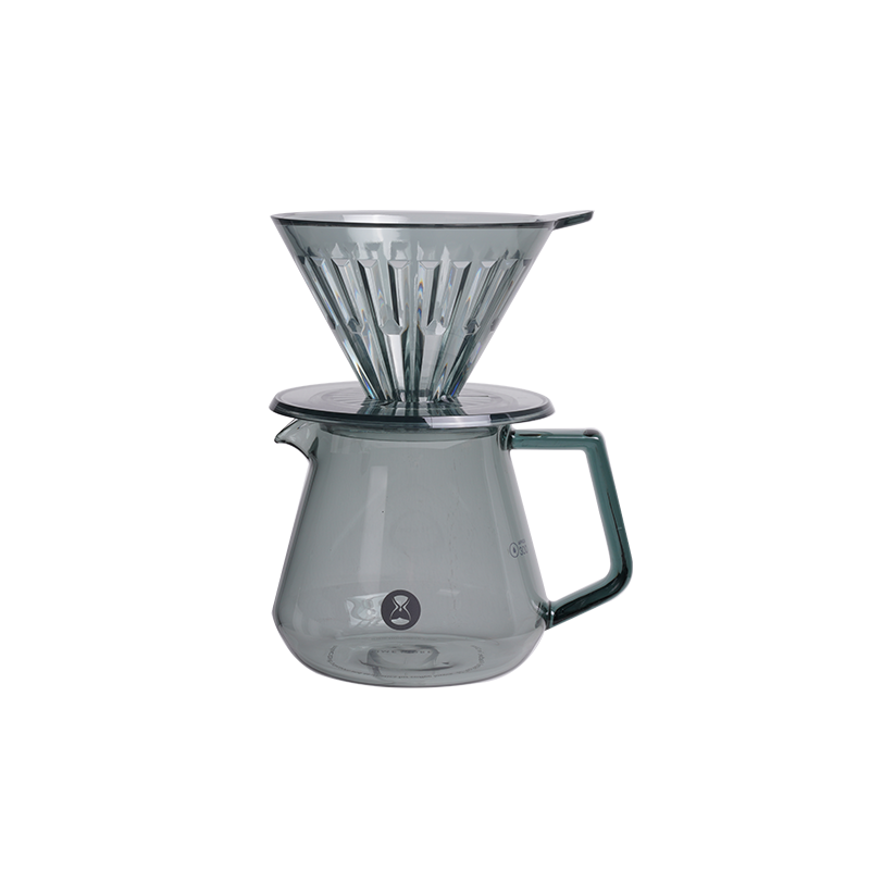 TIMEMORE- Crystal Eye Brewer Set PCTG Dripper 02 Transparent Black