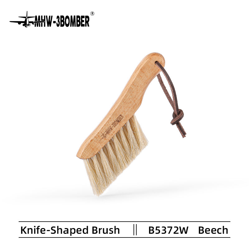 MHW-Knife Brush Light brown White