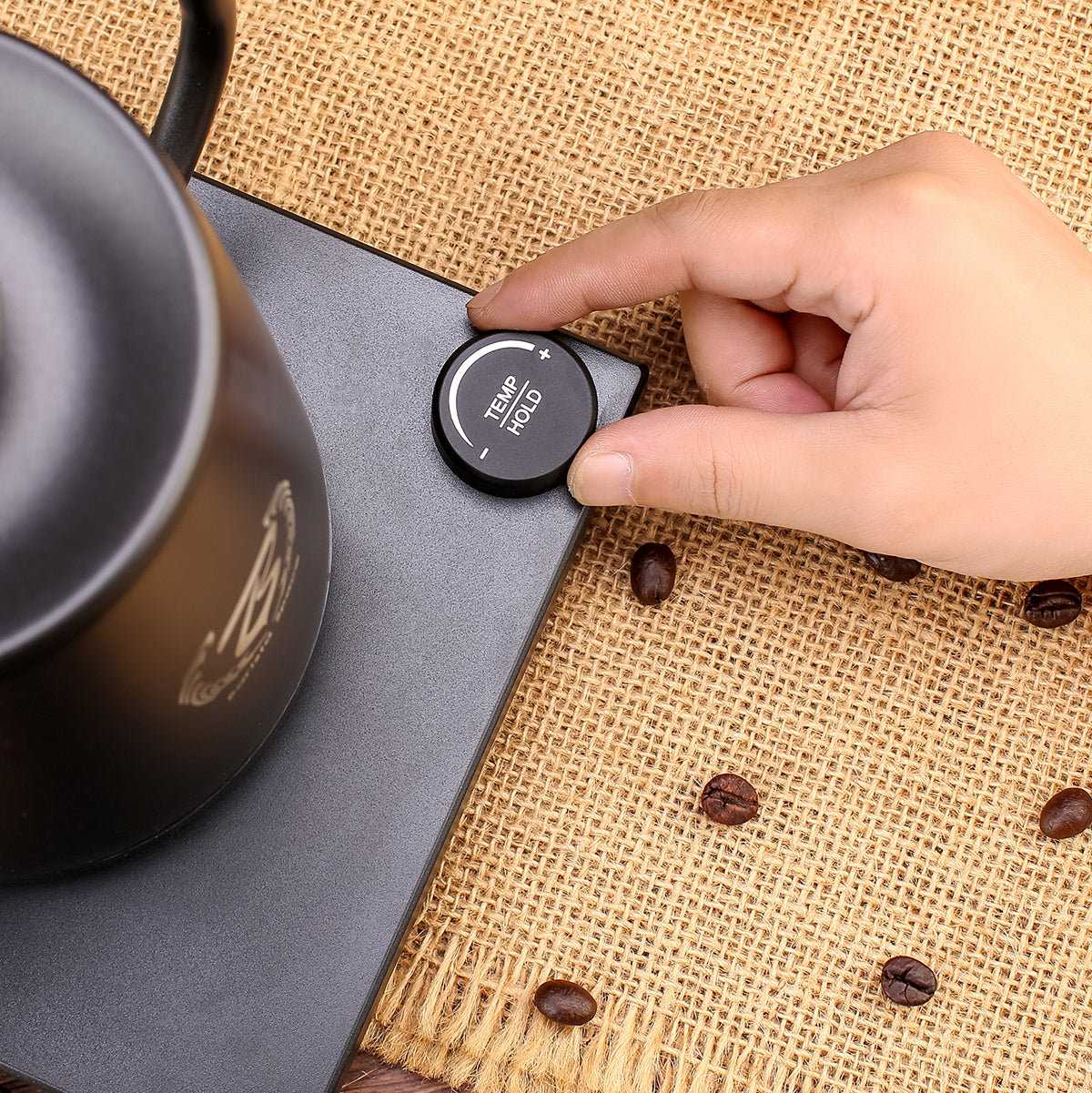 Barista Space - Electric Kettle 1.0L Black color