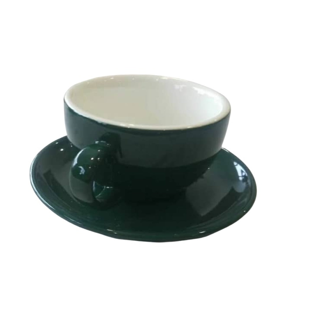 LATTE ART DARK GREEN CUP - 250ML