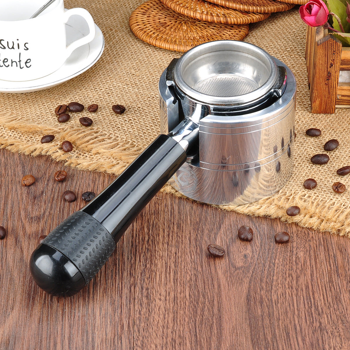 Barista Space - Tamping station 58 mm Silver