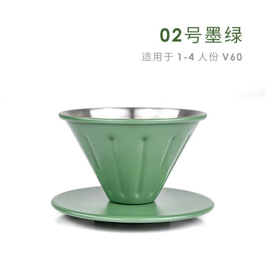 AIR FLOW - STAINLES STEEL DRIPPER - DARK GREEN 02
